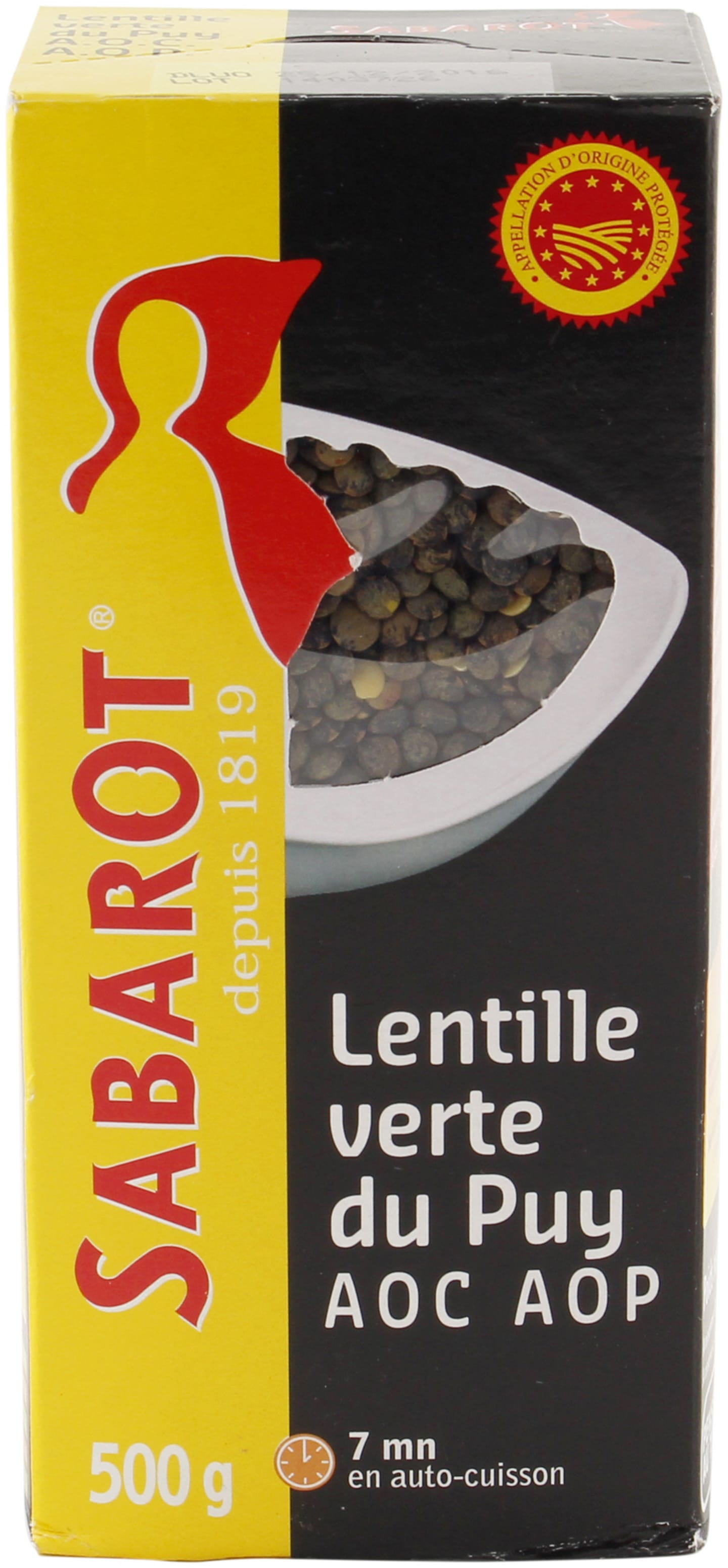 Linser gröna puy 500g