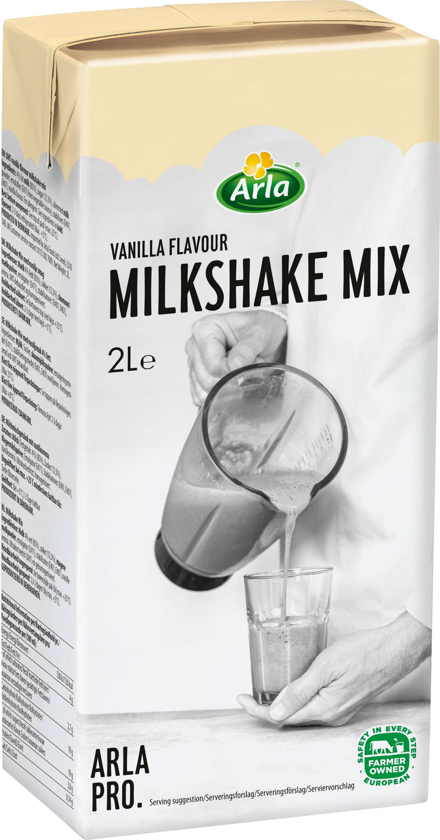 Milkshake Mix Vanilj 2l - Bild 1 av 1