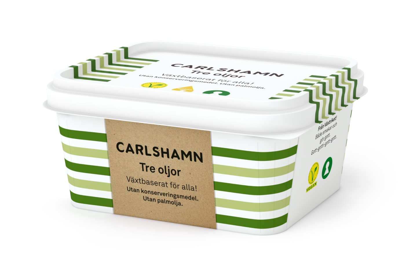 Tre oljor vegetabilisk margarin 60% 600g