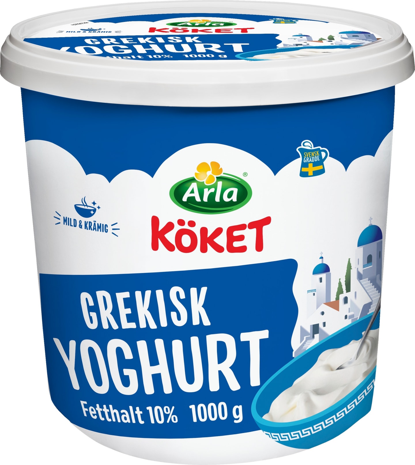 Yoghurt grekisk 10% 1kg