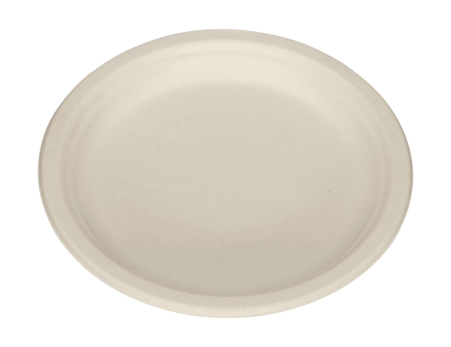 Tallrik bagasse natur 23cm