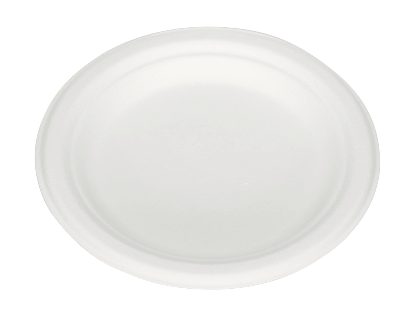Tallrik bagasse vit 17cm