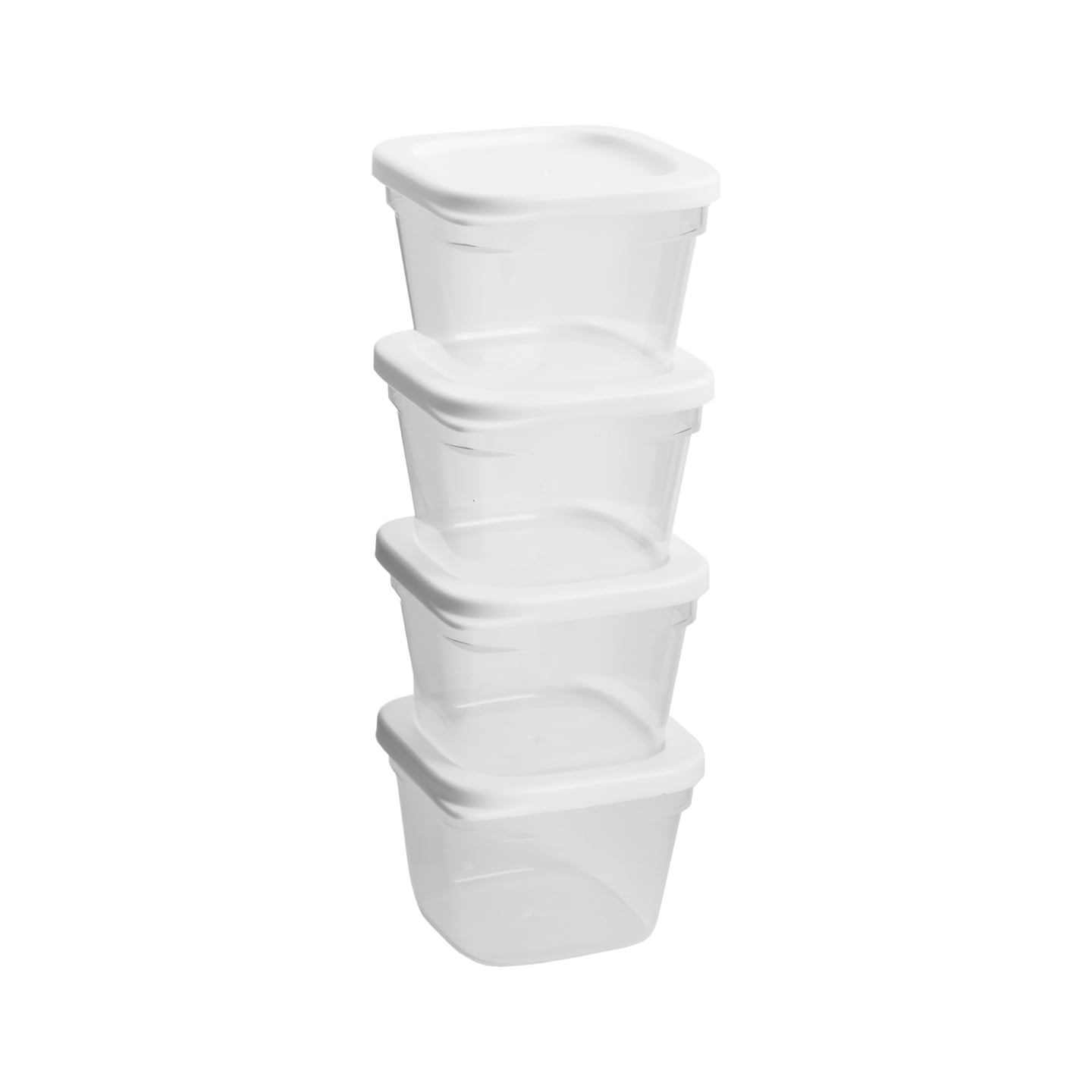 Plastburk Everyday transp/vit 9cl 4p - Bild 1 av 3