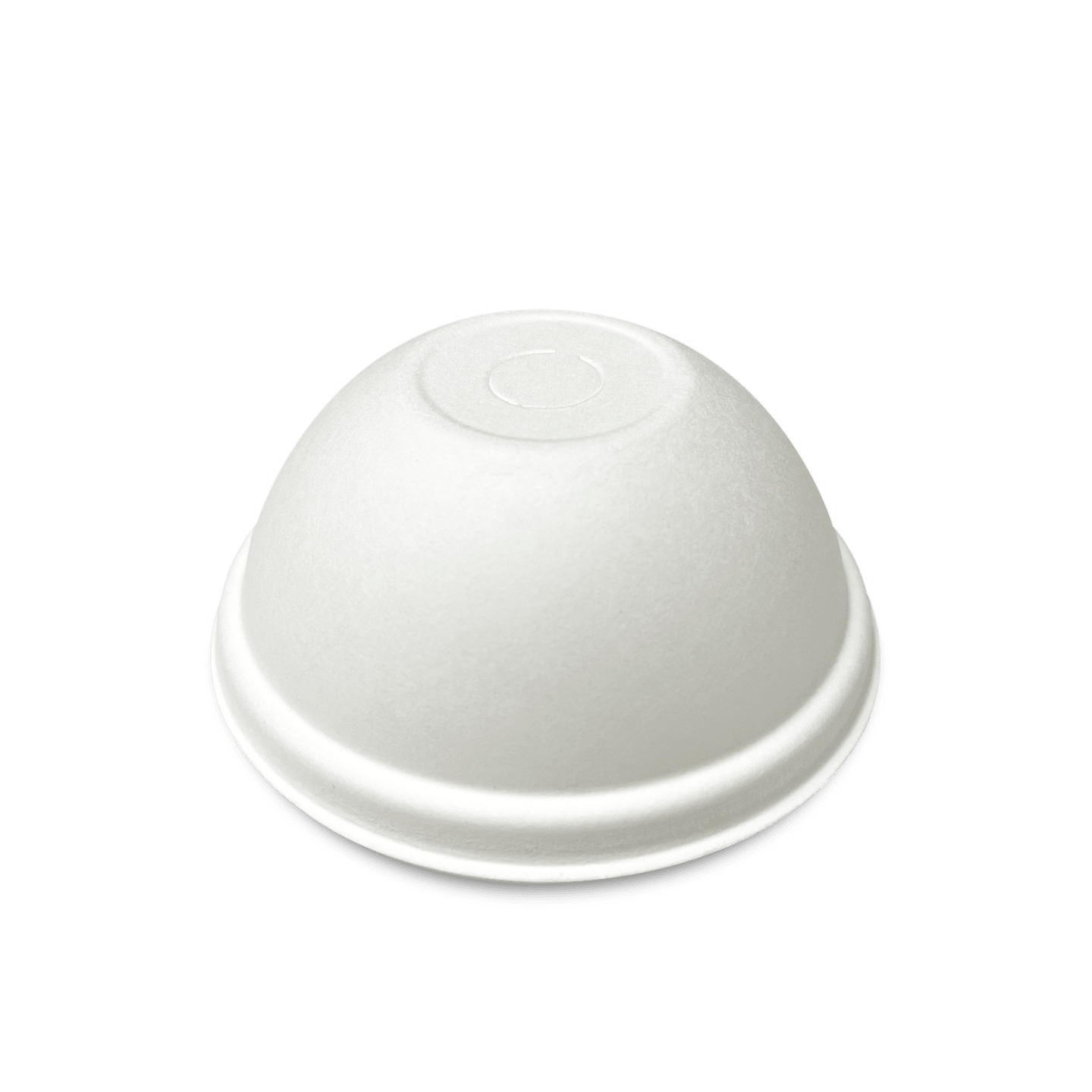 Kupollock bägare bagasse med hål 90mm