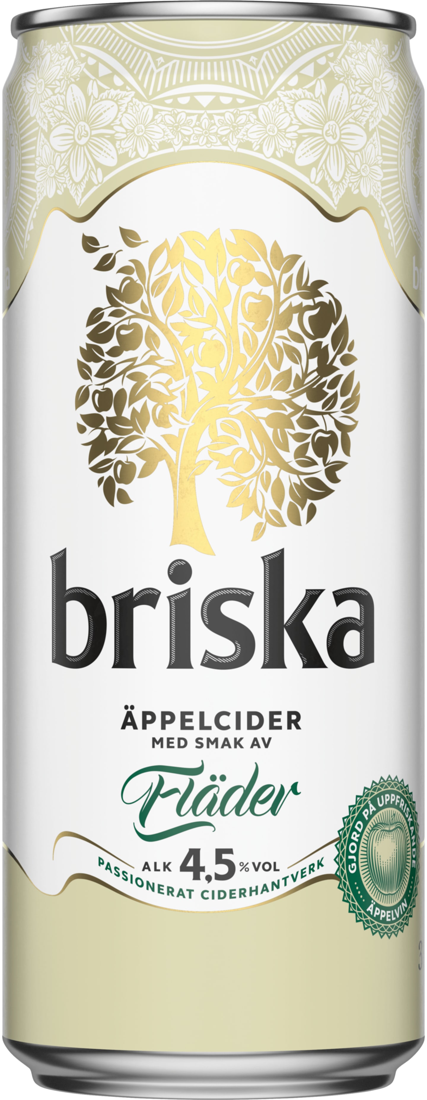 Briska Fläder Burk 33cl