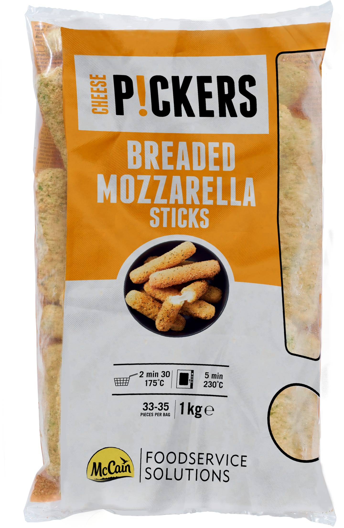 Breaded Mozzarella Sticks 1kg