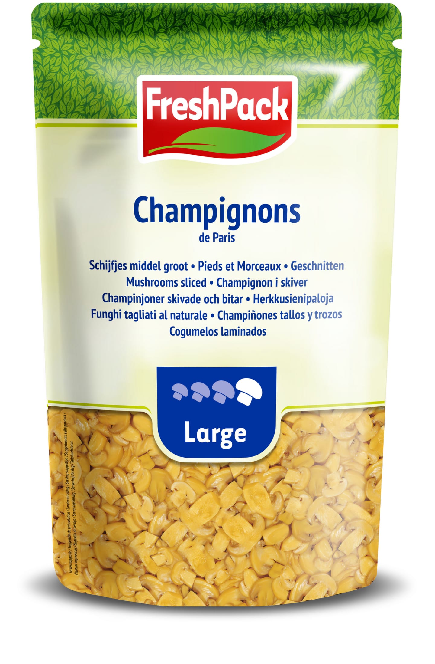 Champinjoner i påse 6x2,46kg