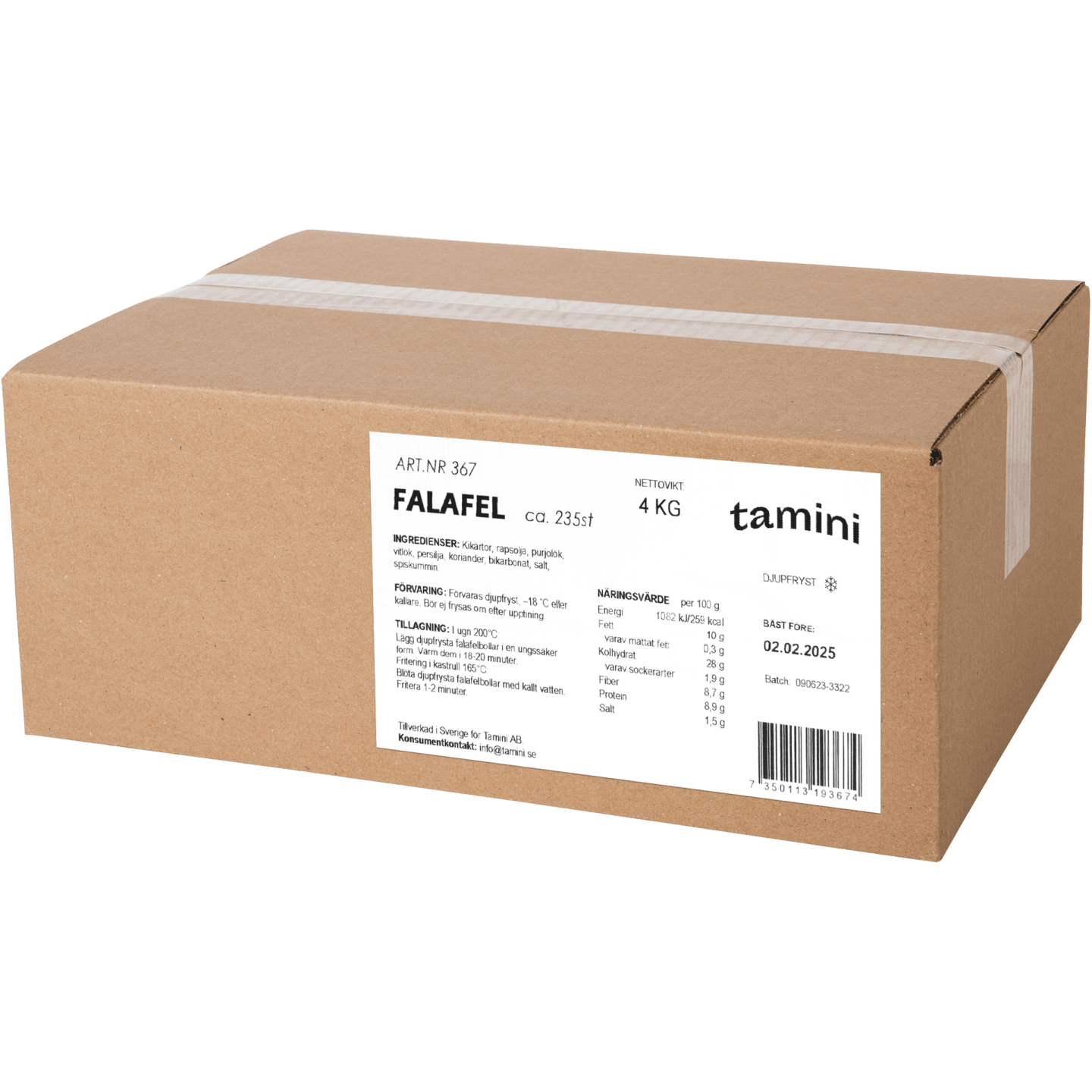 Falafel 17g/4kg