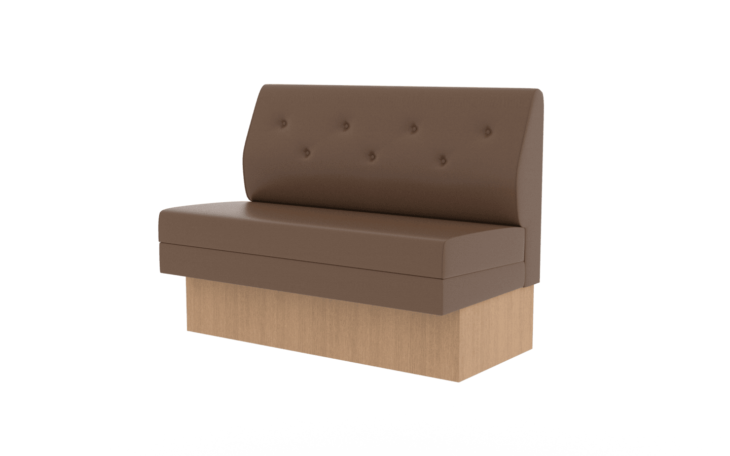 Soffa Berlin med sockel,konstläder
