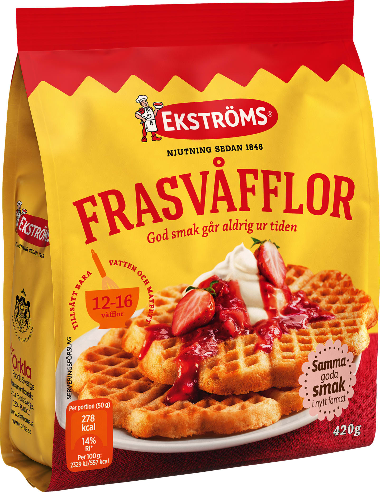 Ekströms Frasvåfflor 420g