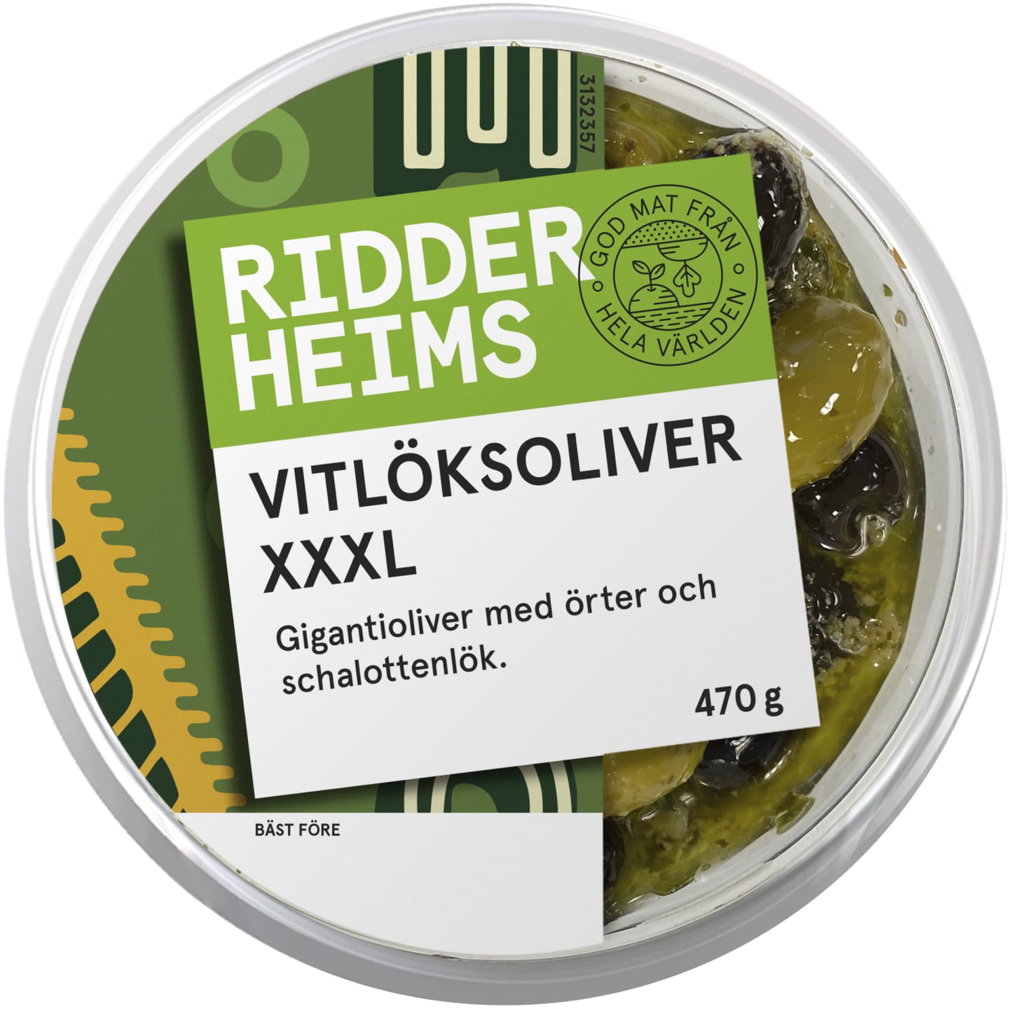 Vitlöksoliver XXXL 470g