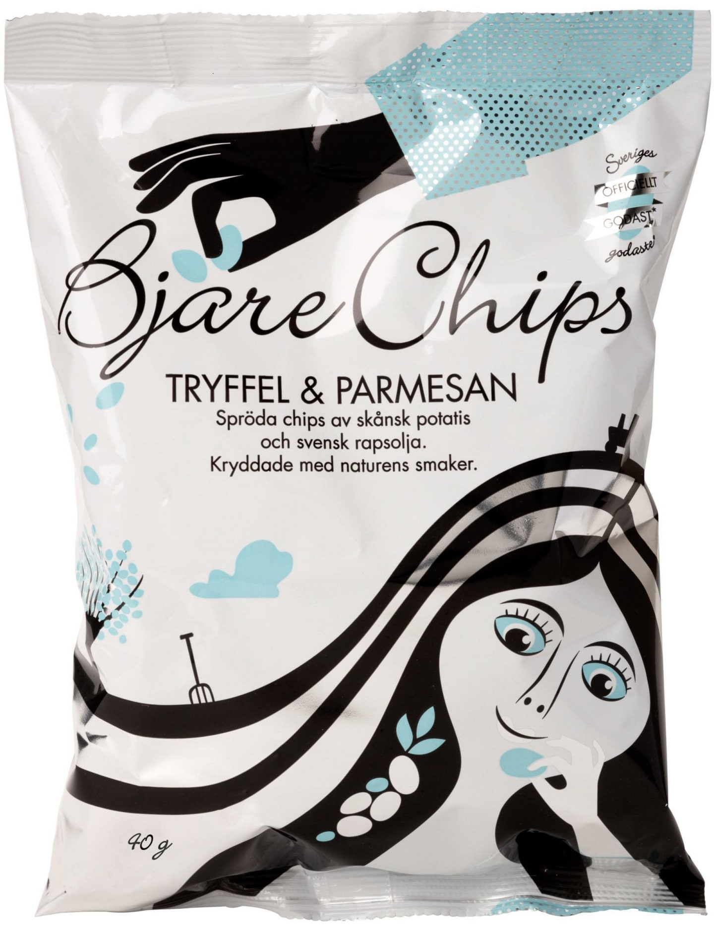 Bjäre Chips Tryffel & Formaggio 40g