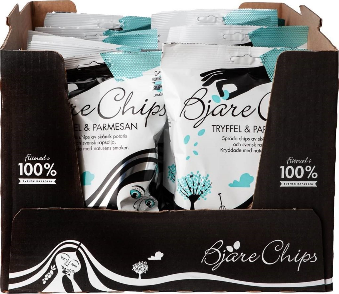 Bjäre Chips Tryffel & Formaggio 40g - Bild 1 av 3