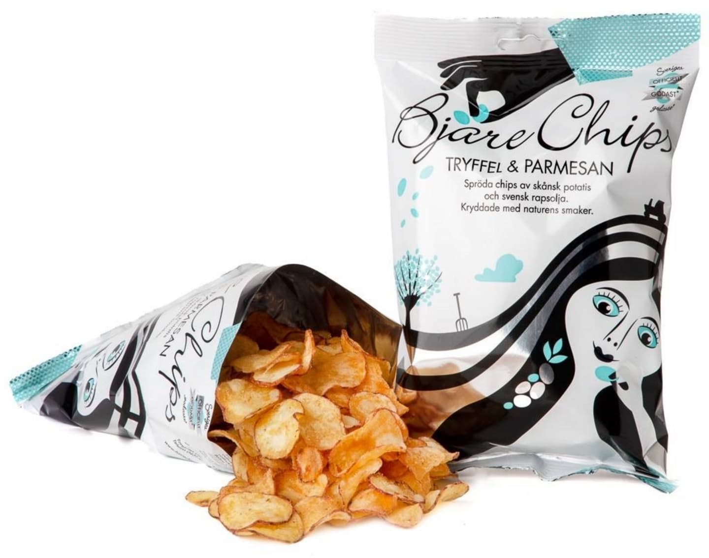 Bjäre Chips Tryffel & Formaggio 40g - Bild 1 av 3