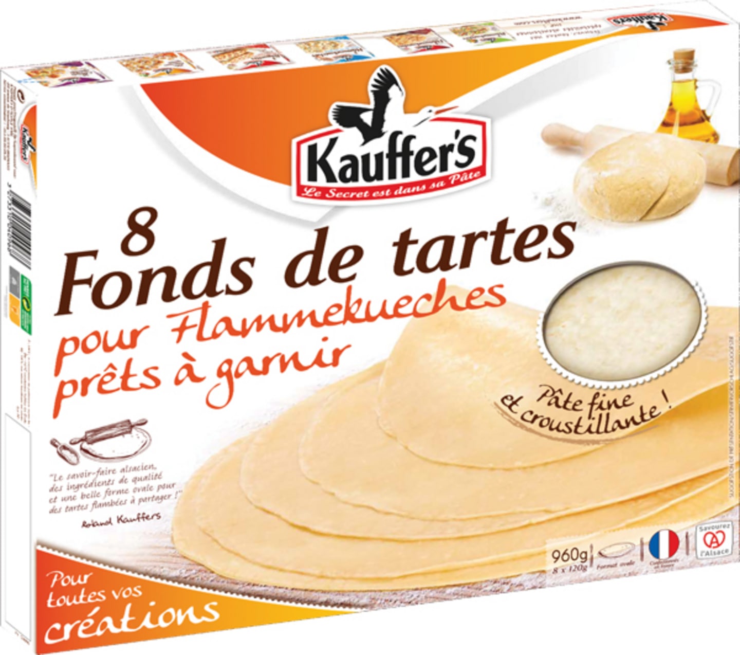 Tarte Flambee 32x27cm 120g
