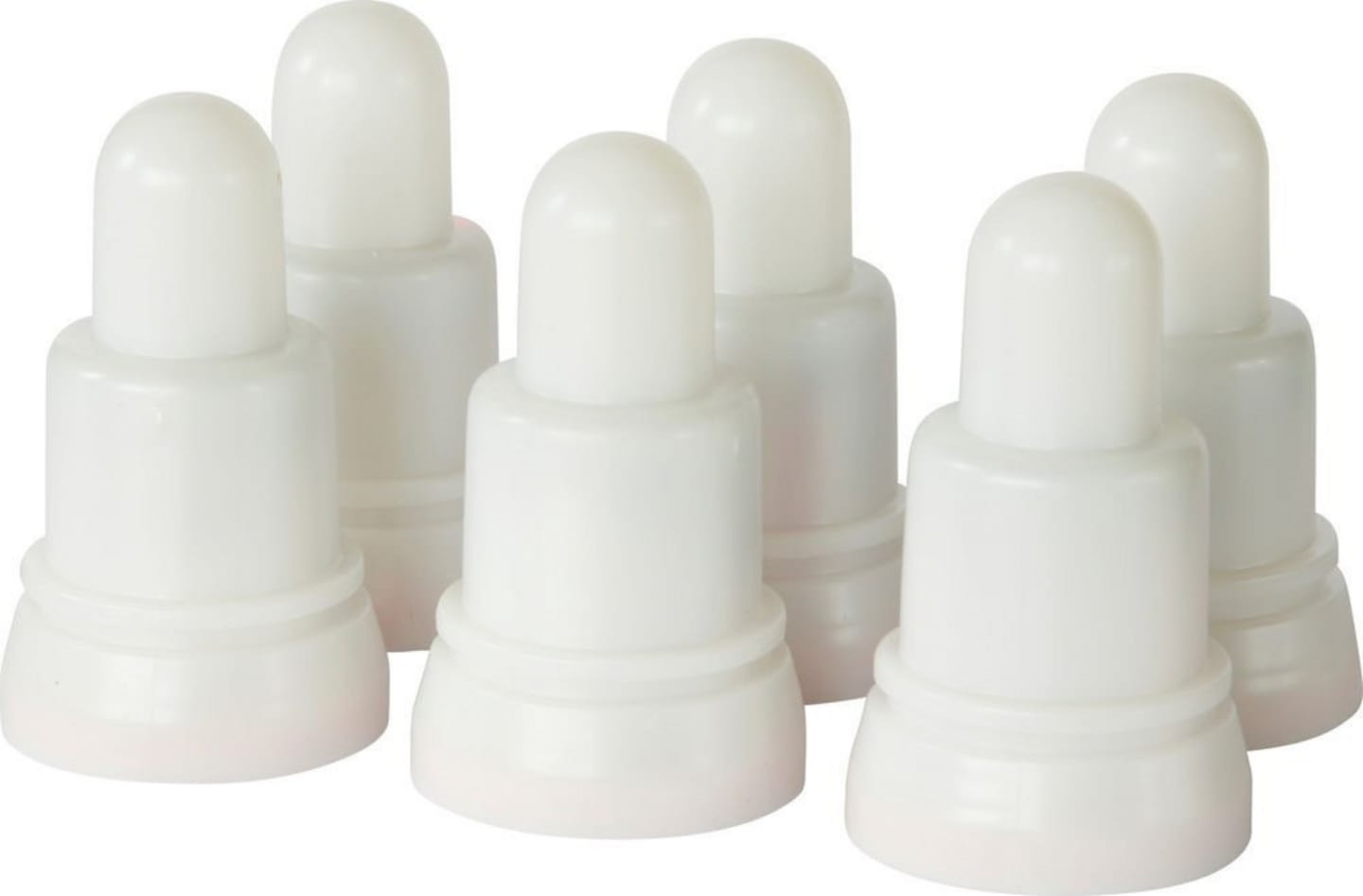 Ledljus reservdel 6st vit/flerfärgade