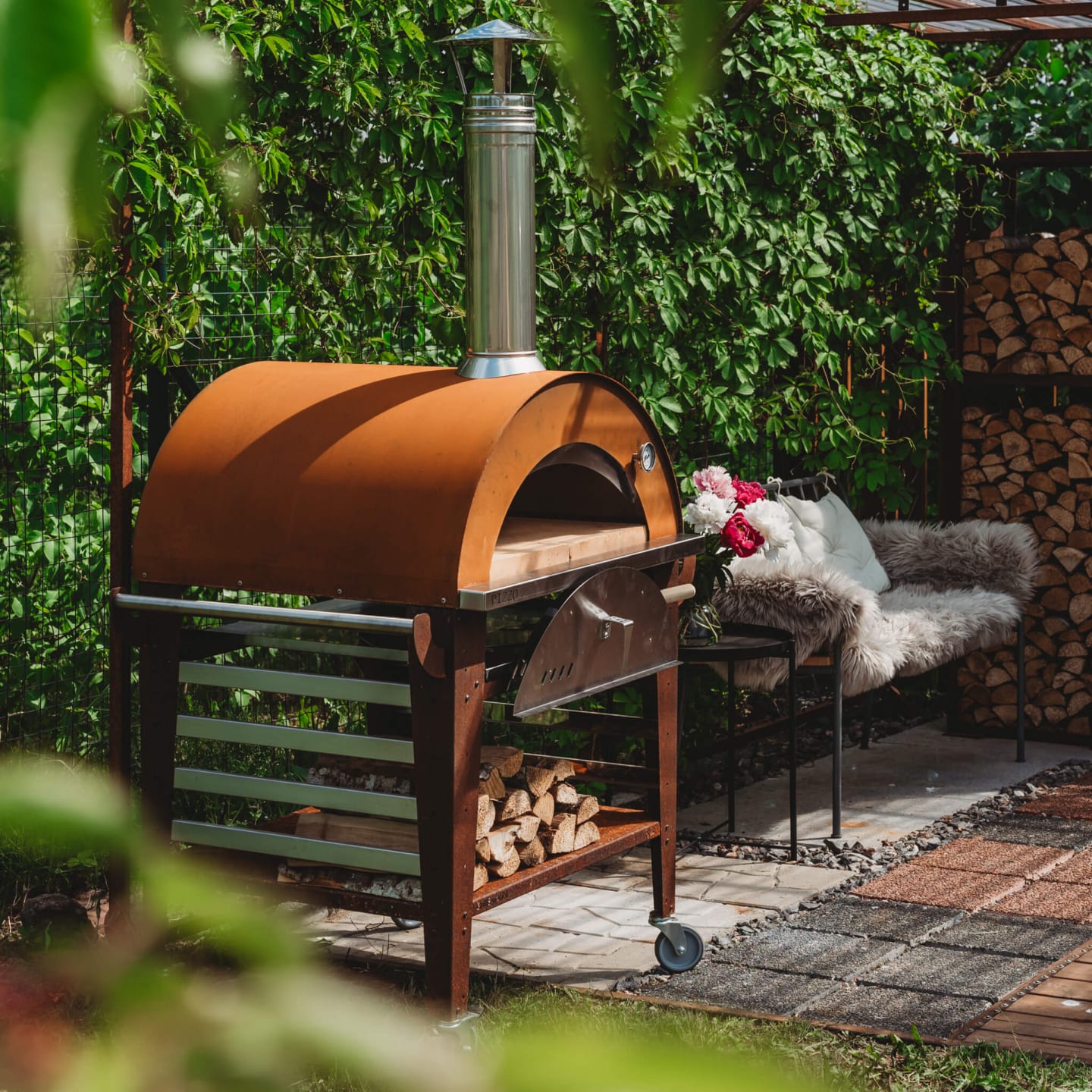 Pizzaugn med bord Pizzo-set - Bild 1 av 4