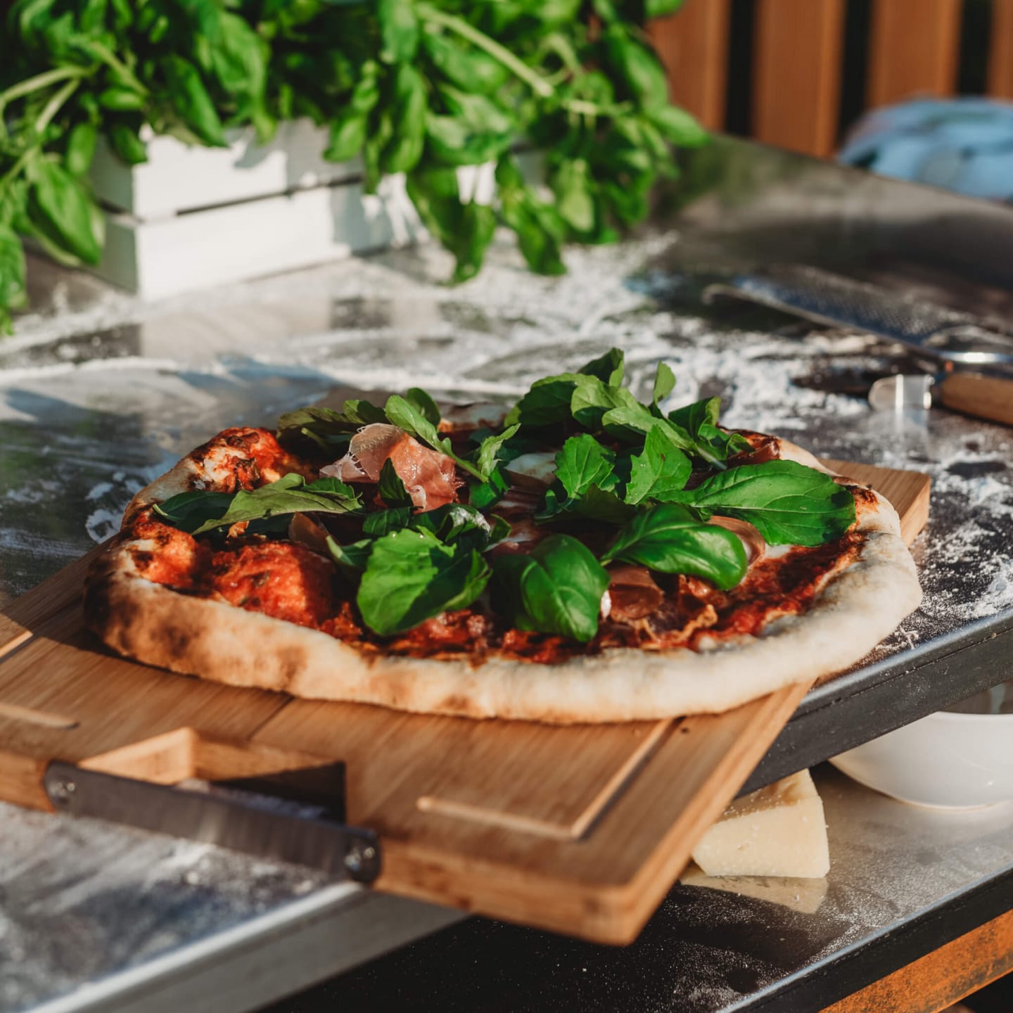 Pizzaugn med bord Pizzo-set - Bild 1 av 4