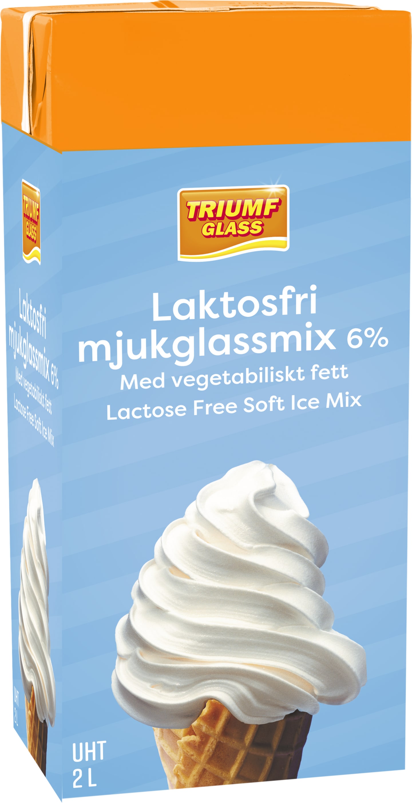 Mjukglassmix 6% Laktosfri 2l