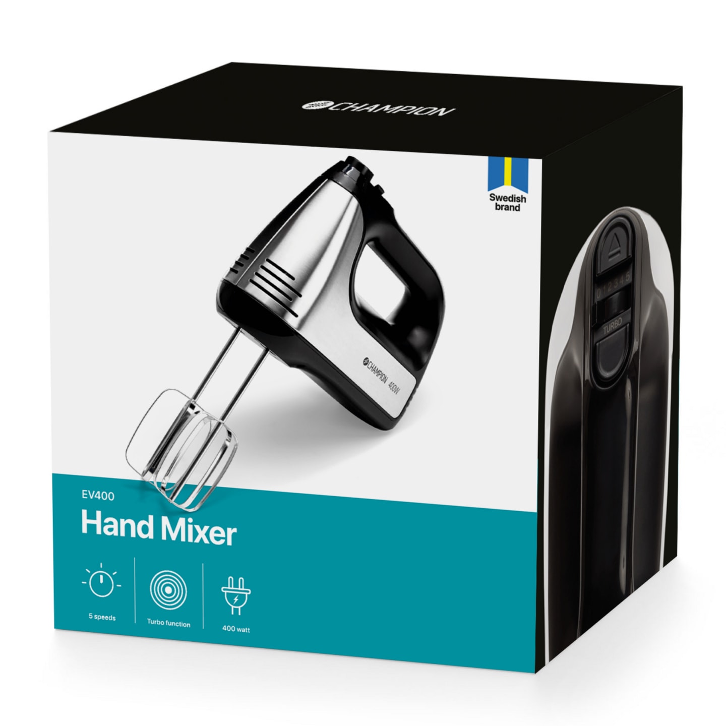Elvisp 400W 5-hastigheter + Turbo - Bild 1 av 4
