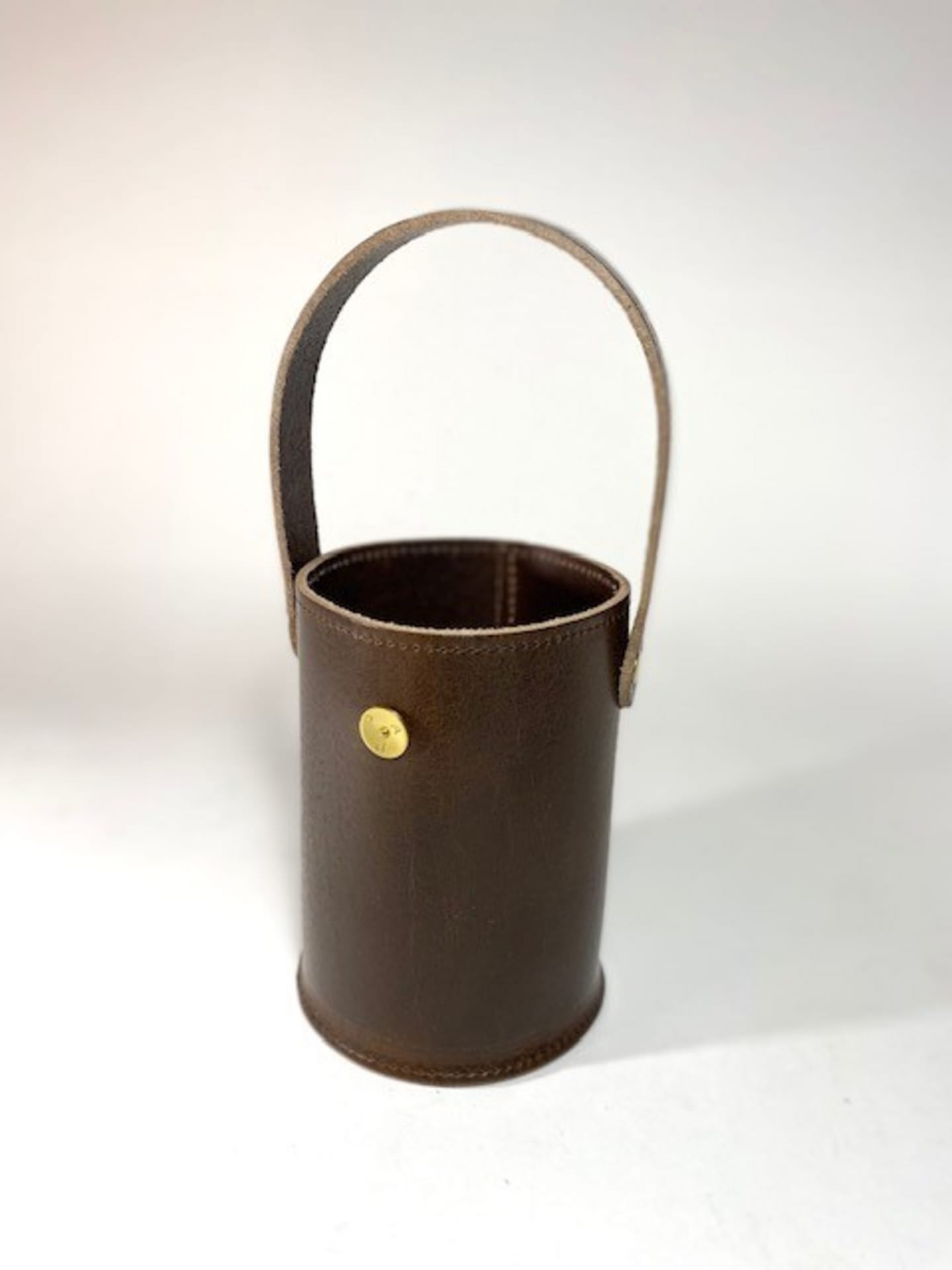 Bestickkorg Handtag Gunnebo Brun Läder