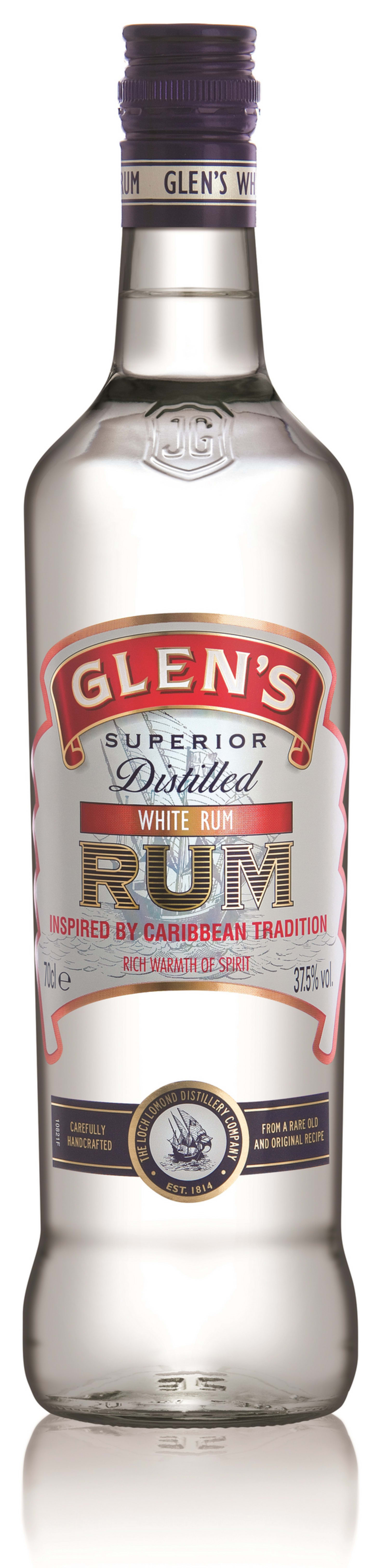 Glen's White Rum 70cl