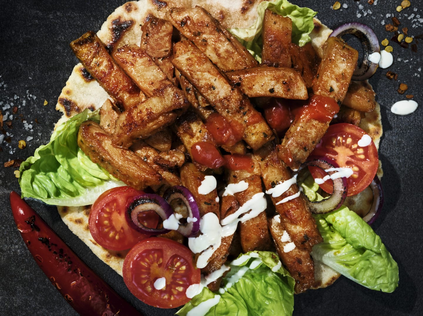 Oumph! Kebab vegetariska strimlor 2kg