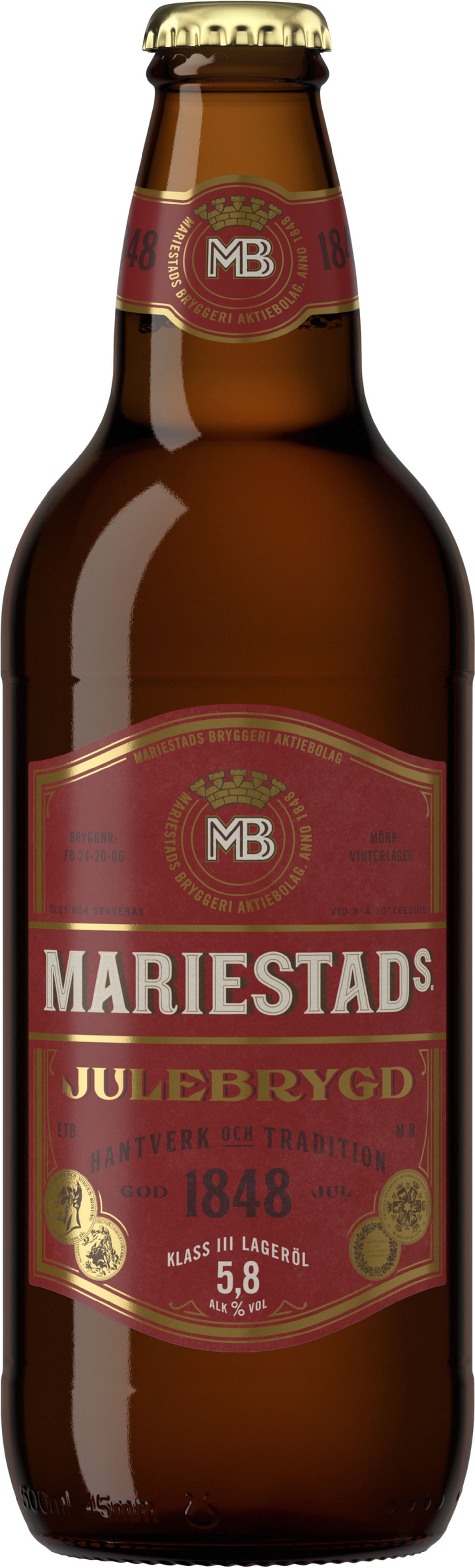 Mariestad Julbrygd 50cl