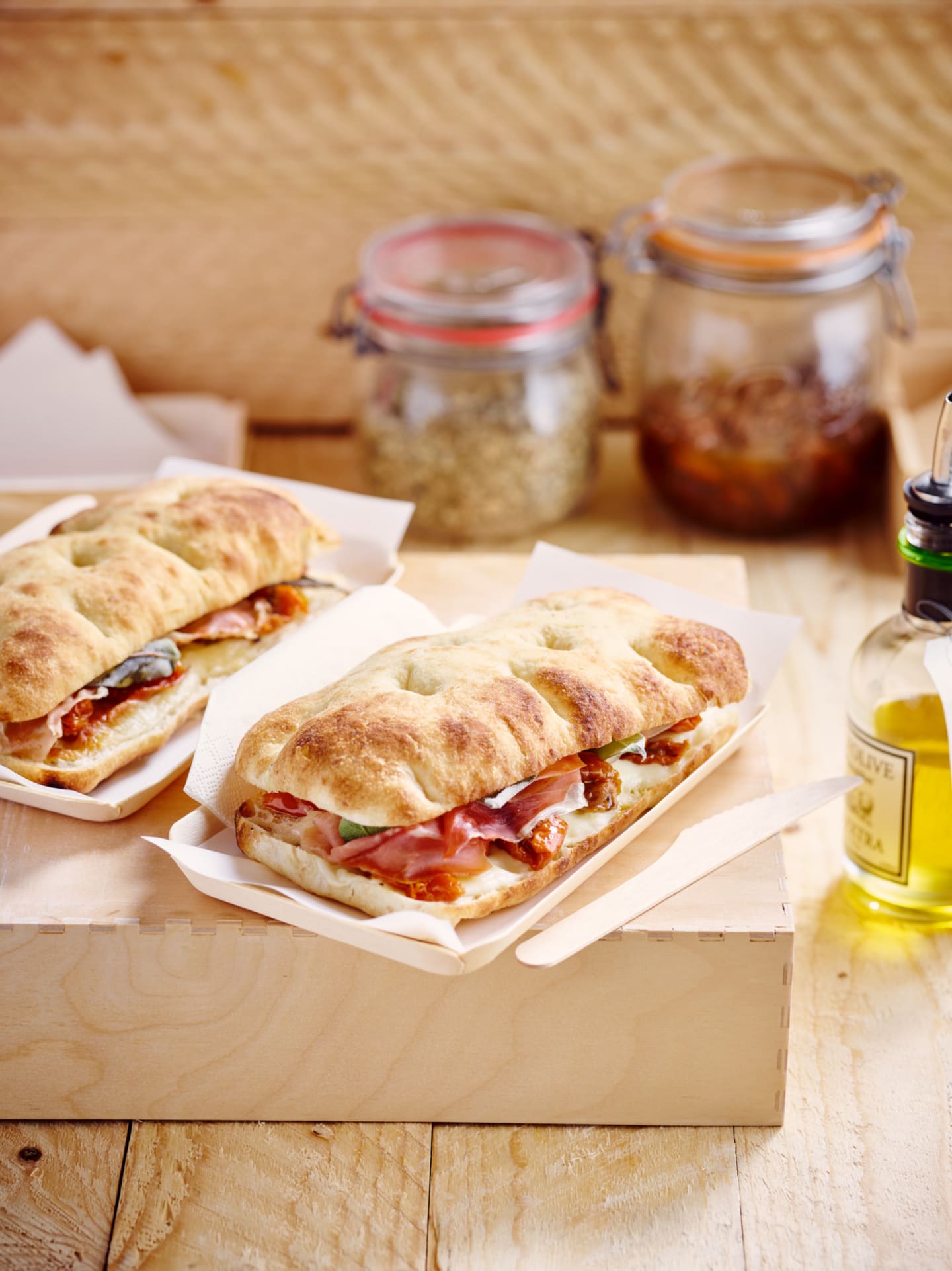 Schiacciata Romana White Pre-Sliced 100g - Bild 1 av 2