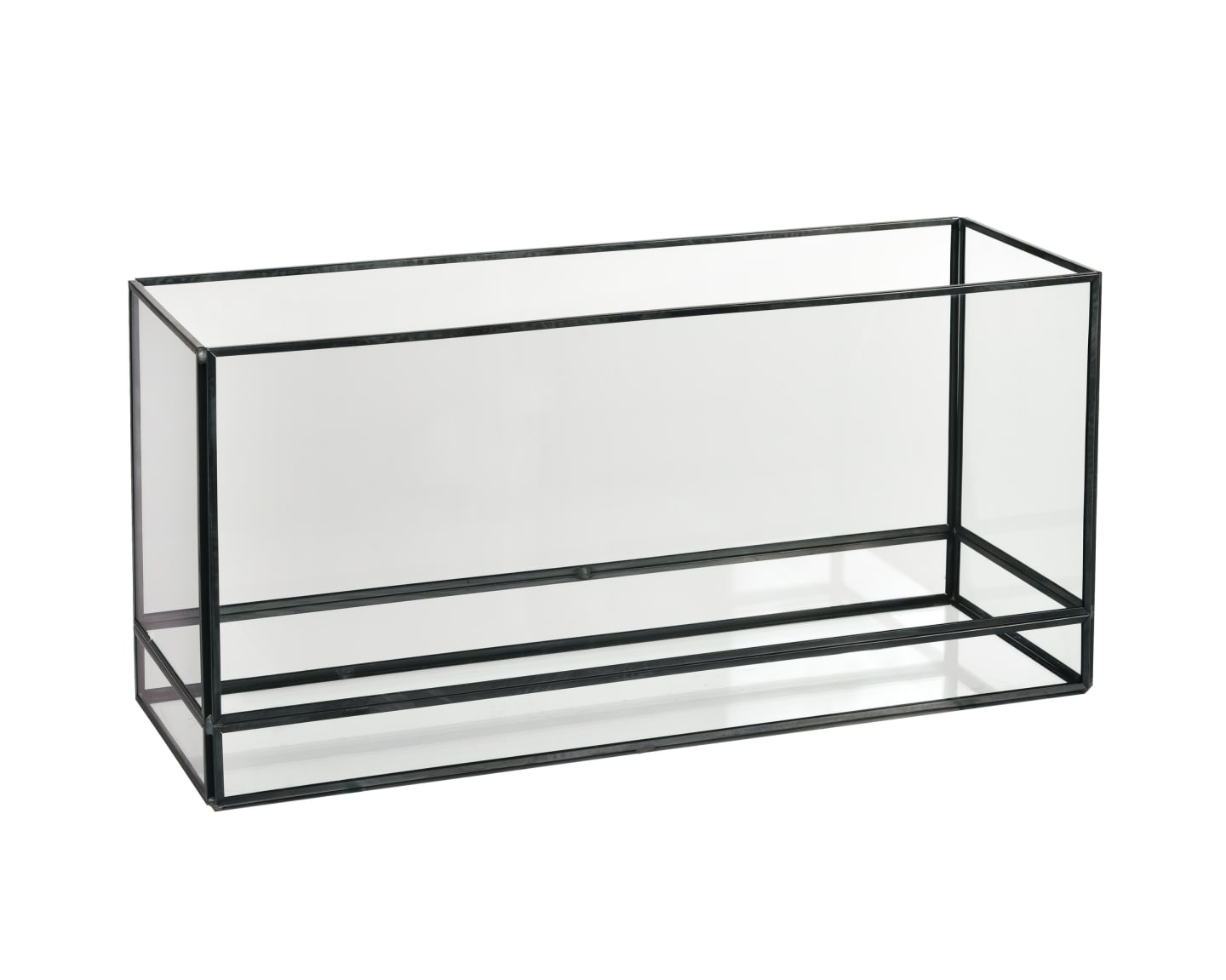 Ljushållare glas Capella 35x12x17 cm