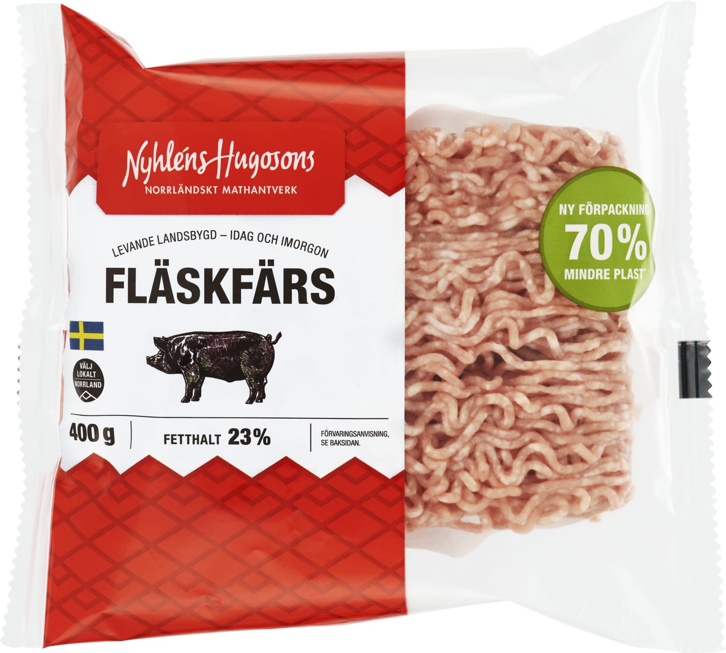 Fläskfärs 23% 400g