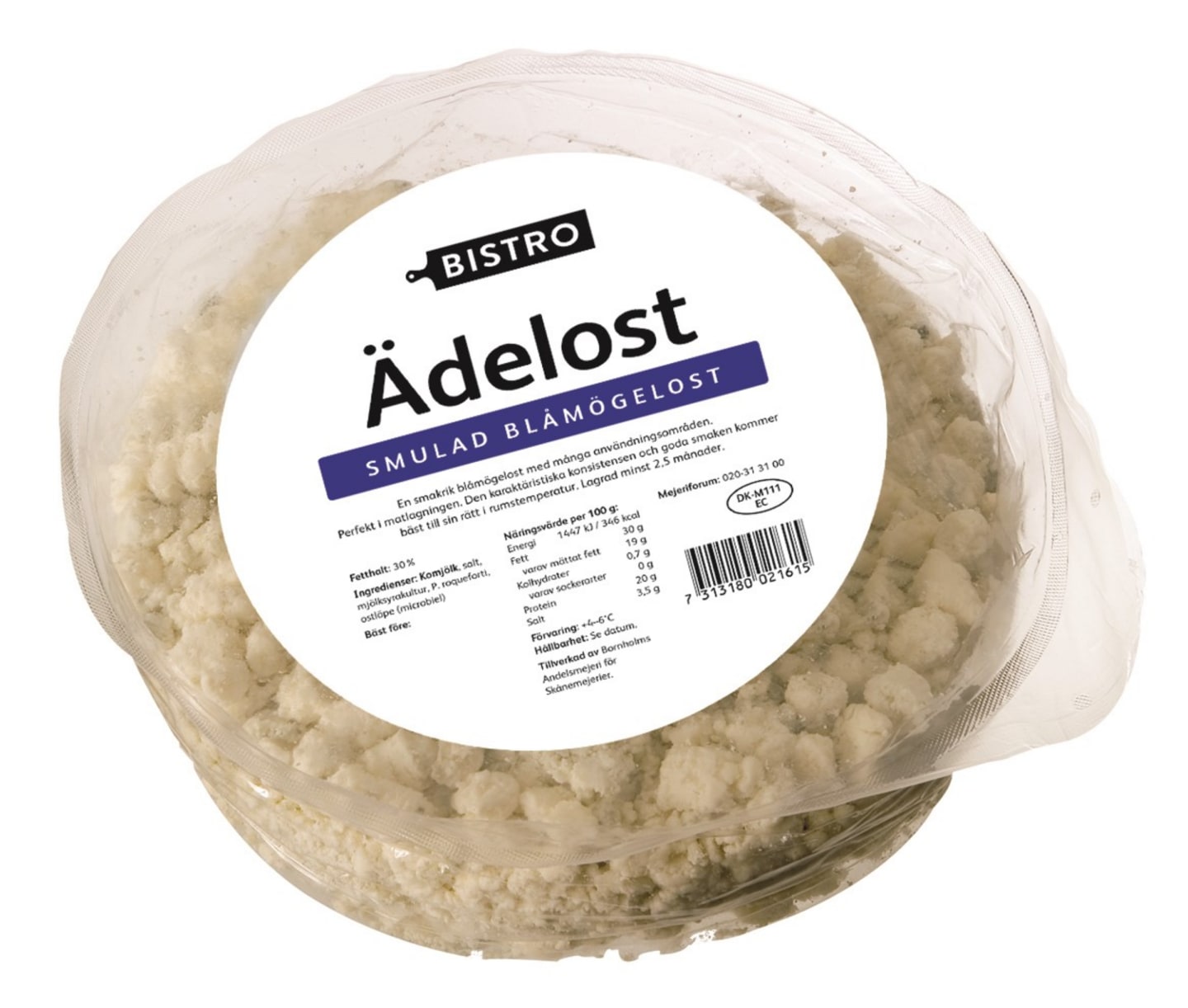 Ädelost smulad 28% 2x1kg