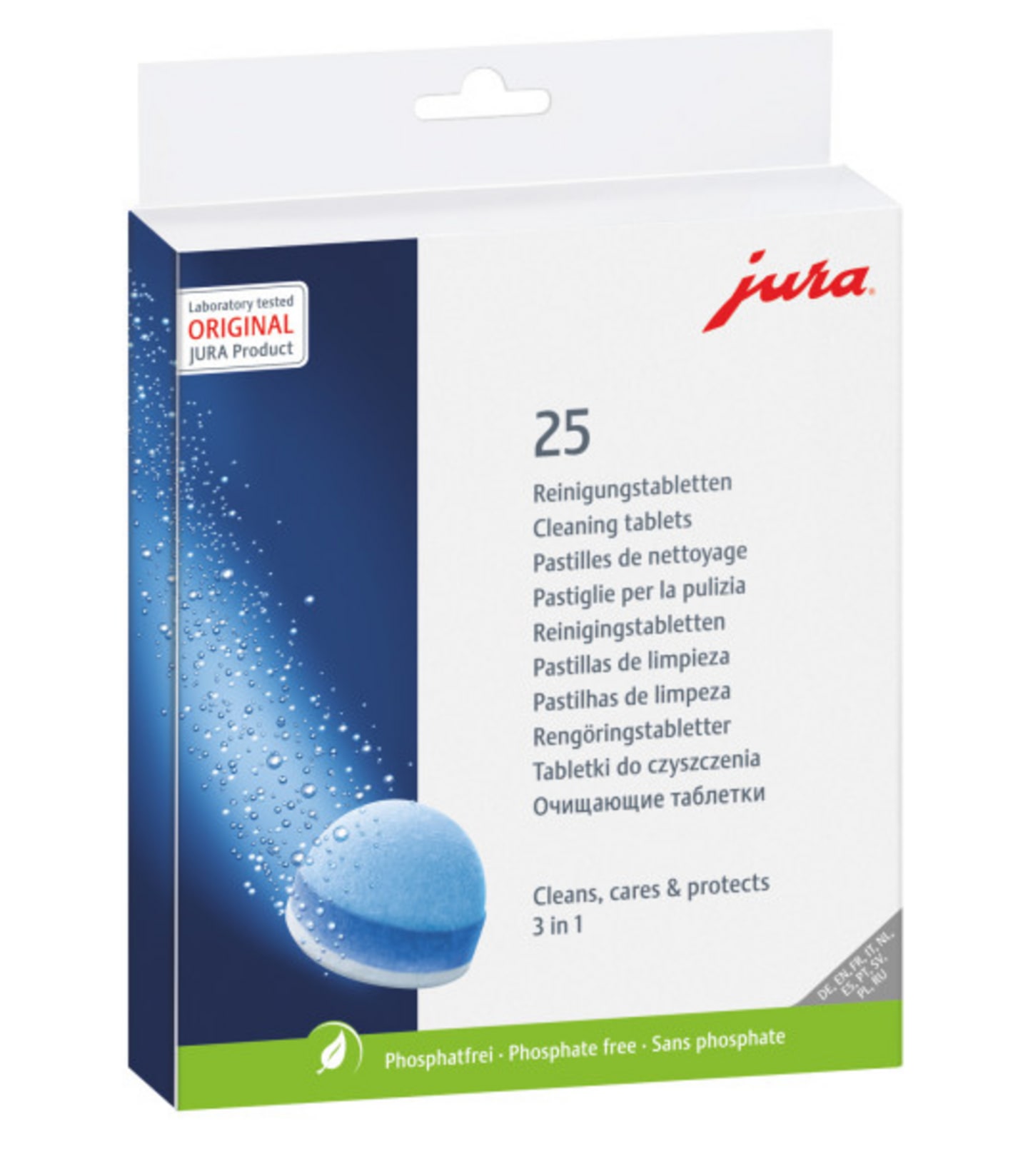 Rengöringstabletter kaffemaskin 3fas 25p