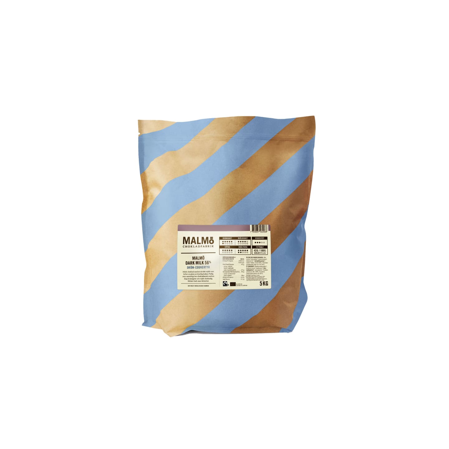 Mjölkchoklad pellets 56% 5kg