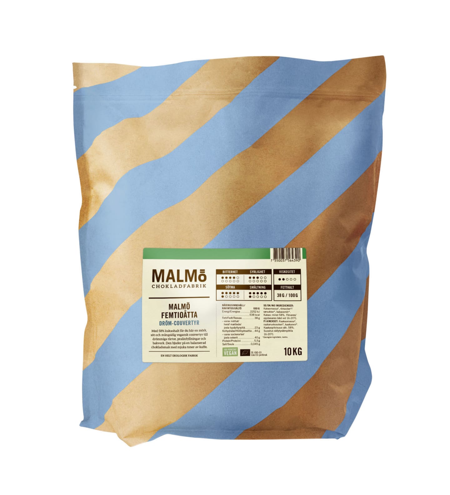 Couvertyr Mörk 58% 10kg
