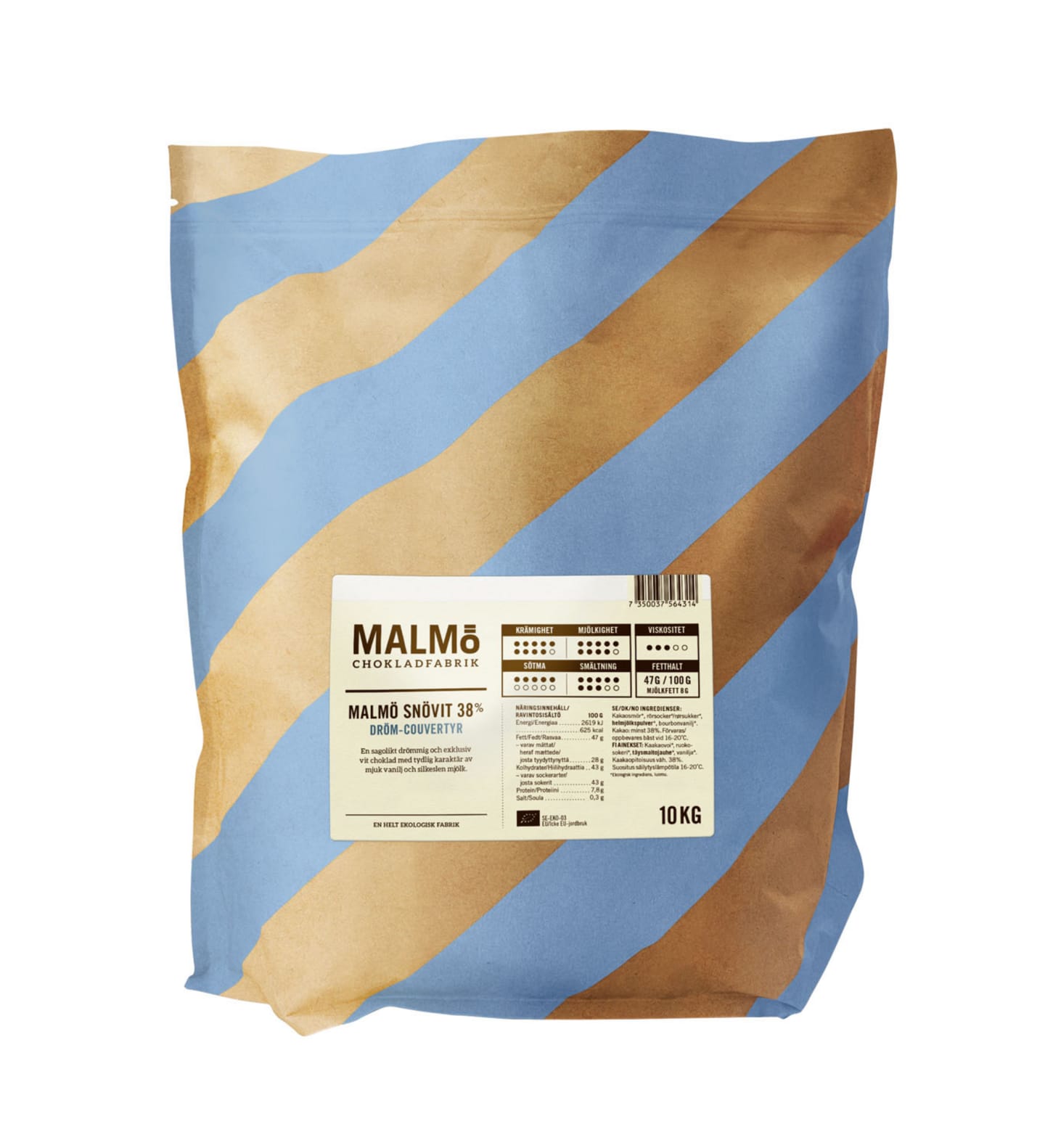 Couvertyr Vit Choklad 38% 5kg