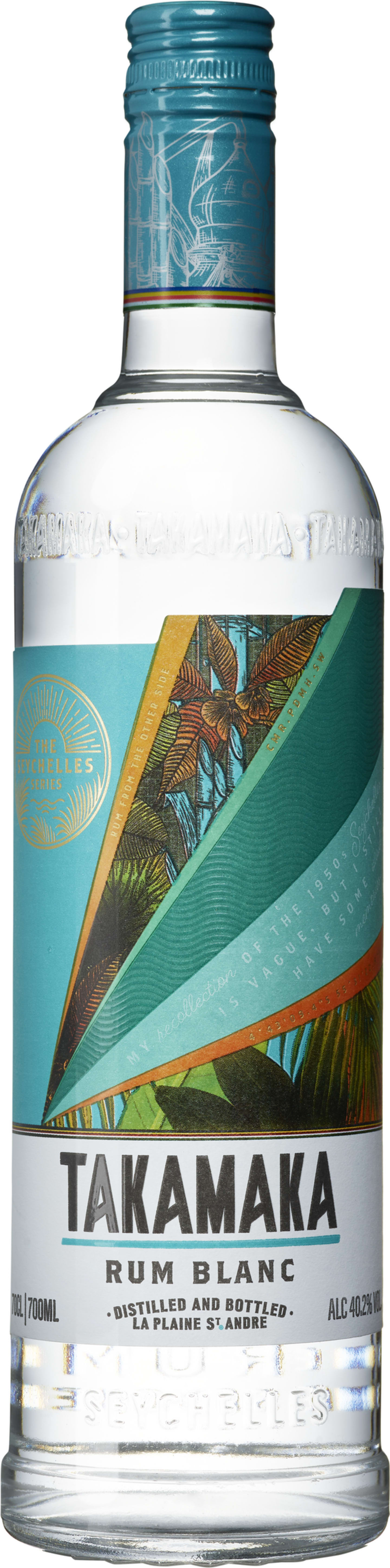Takamaka Rum Blanc 40,2% 70cl