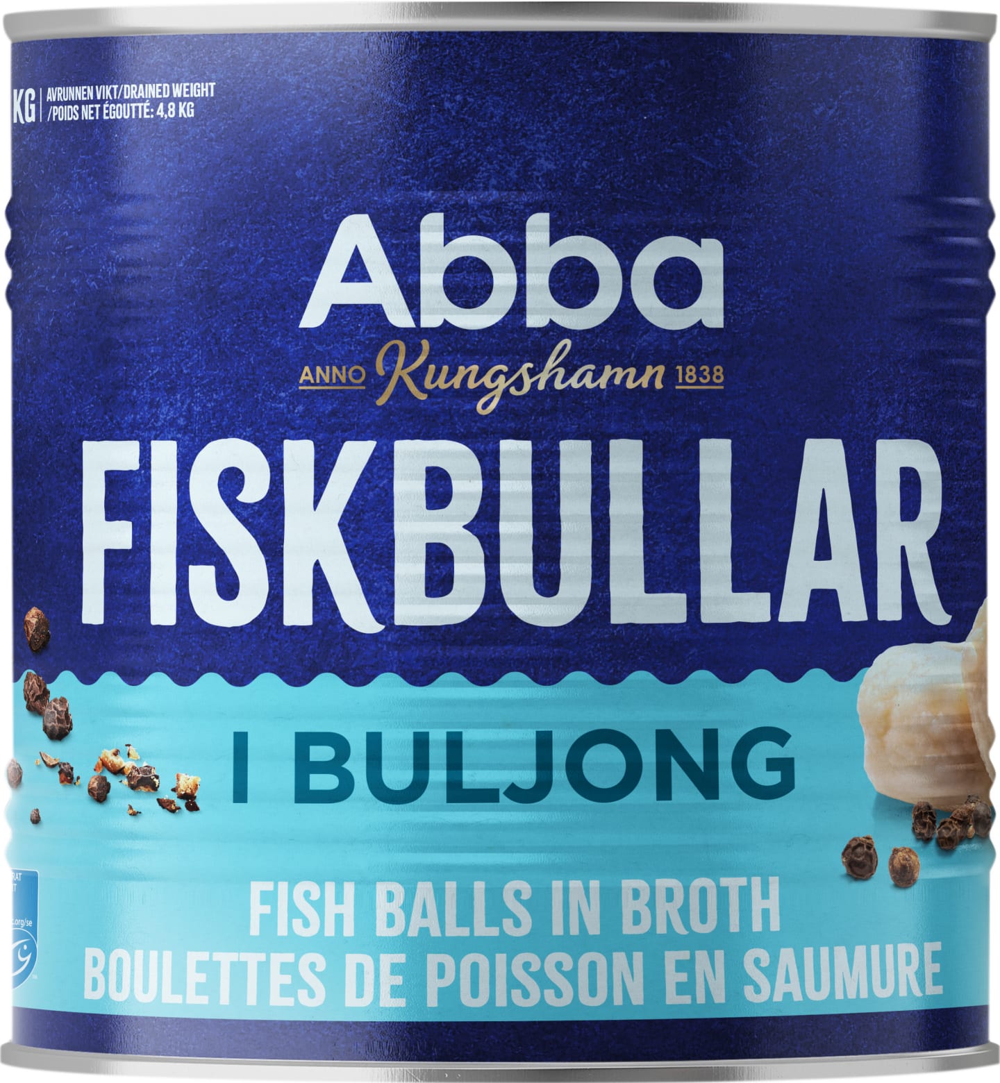 Fiskbullar buljong MSC 6,8kg