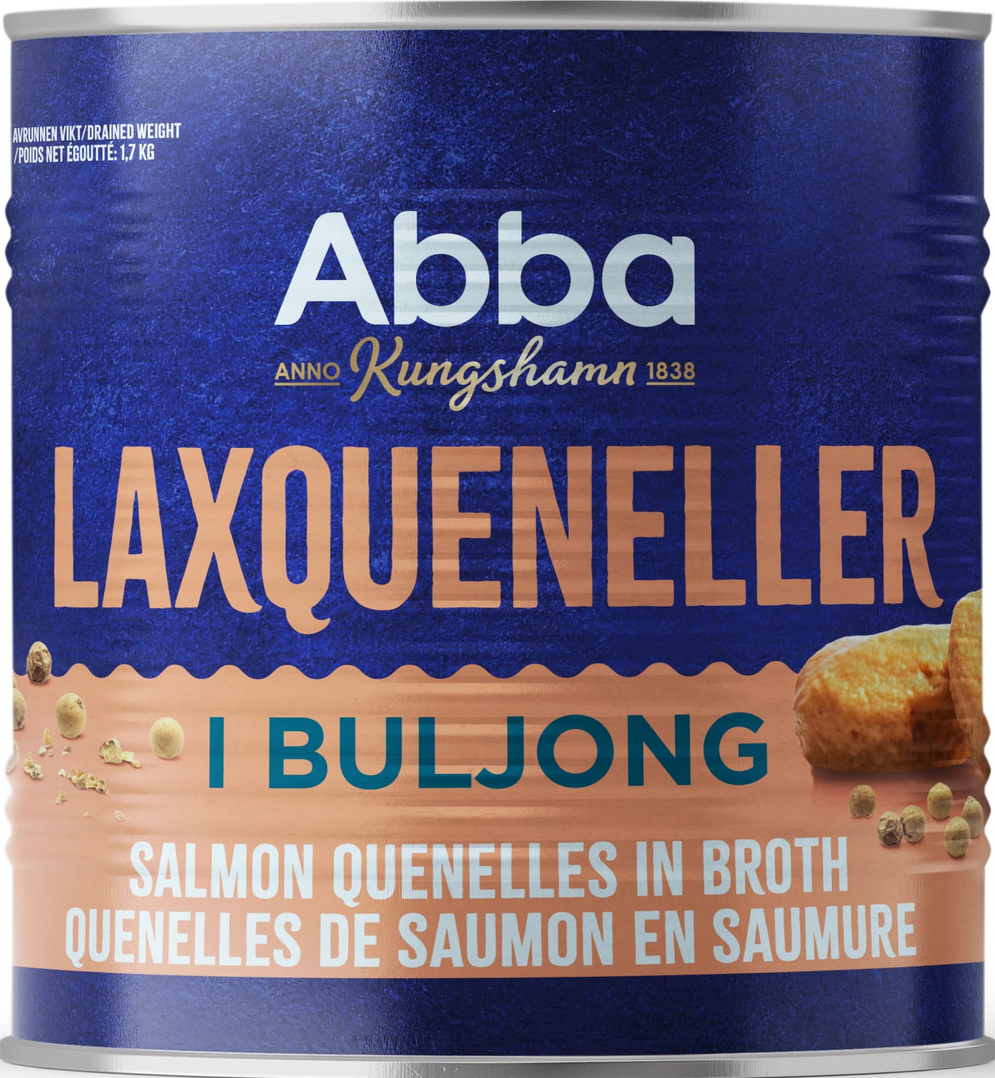 Laxqueneller buljong 2,3kg - Bild 1 av 1