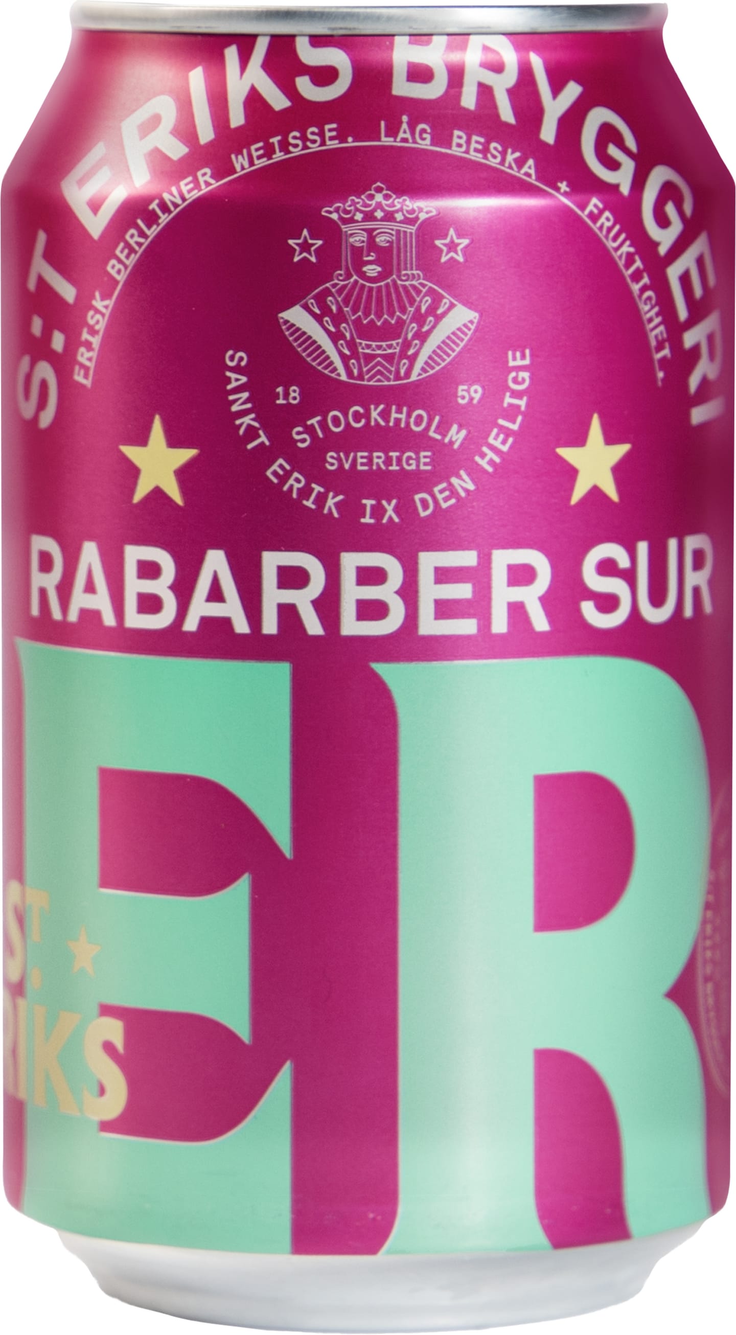 S:t Eriks Rabarber Sur Burk 33cl