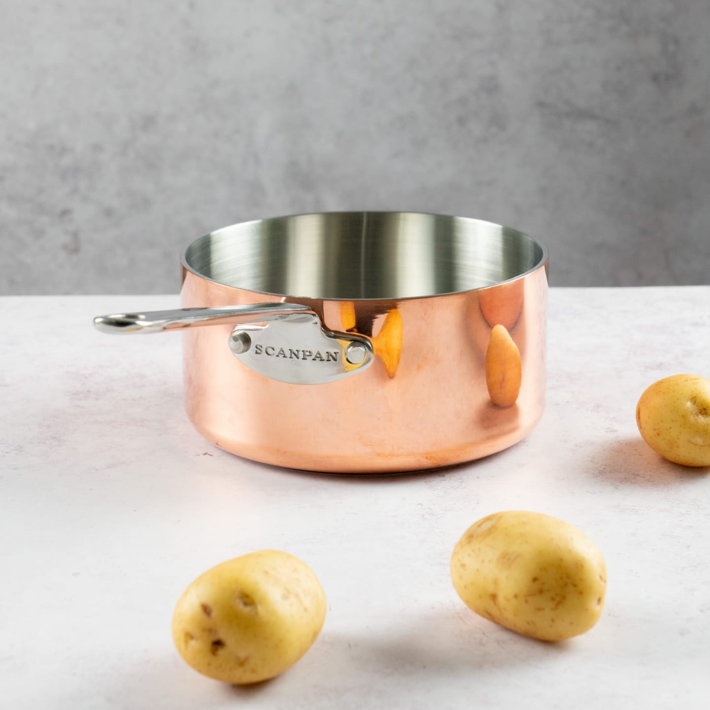 Kastrull koppar 1,5 l - Bild 1 av 2