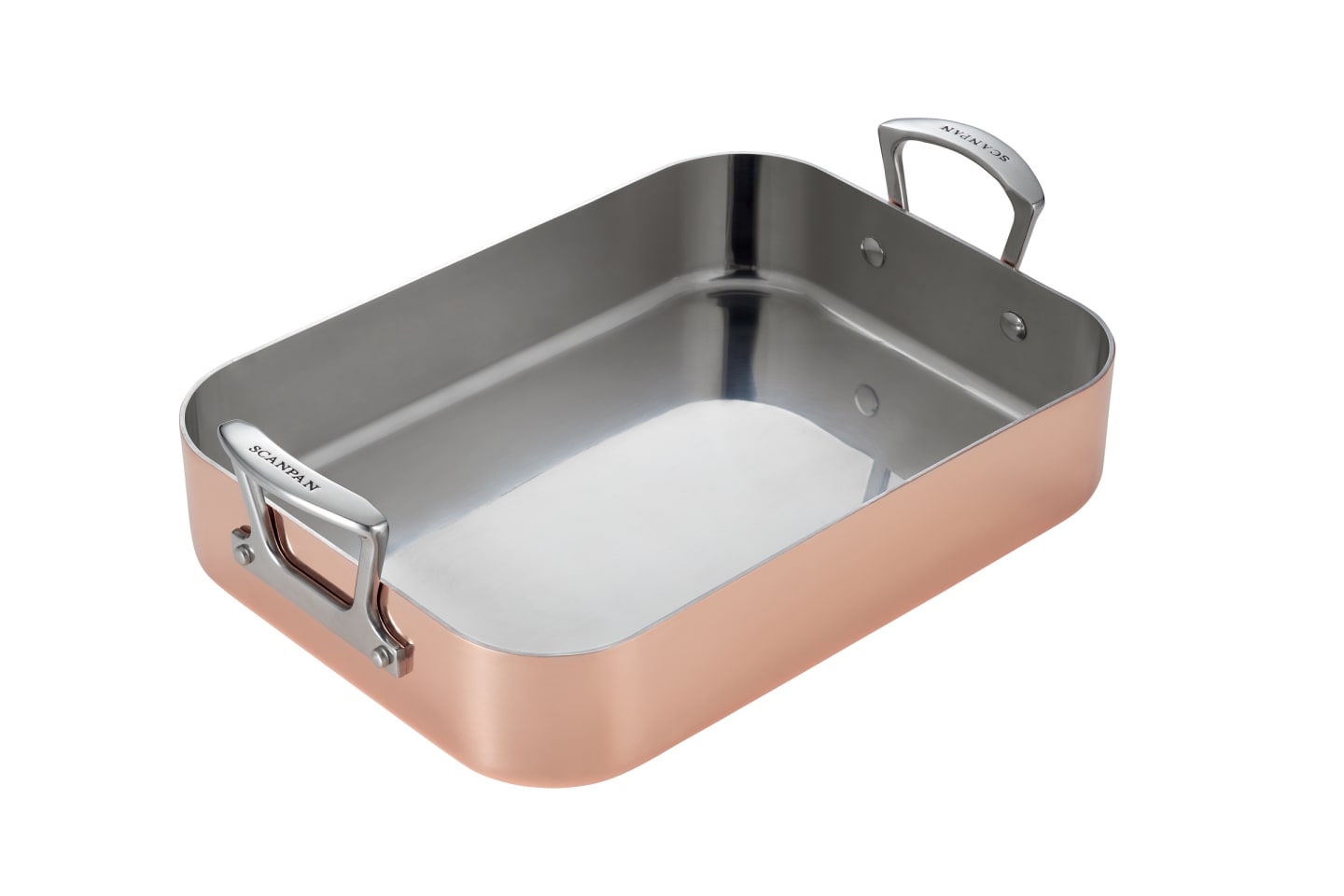 Långpanna roaster koppar 35 x 24 cm
