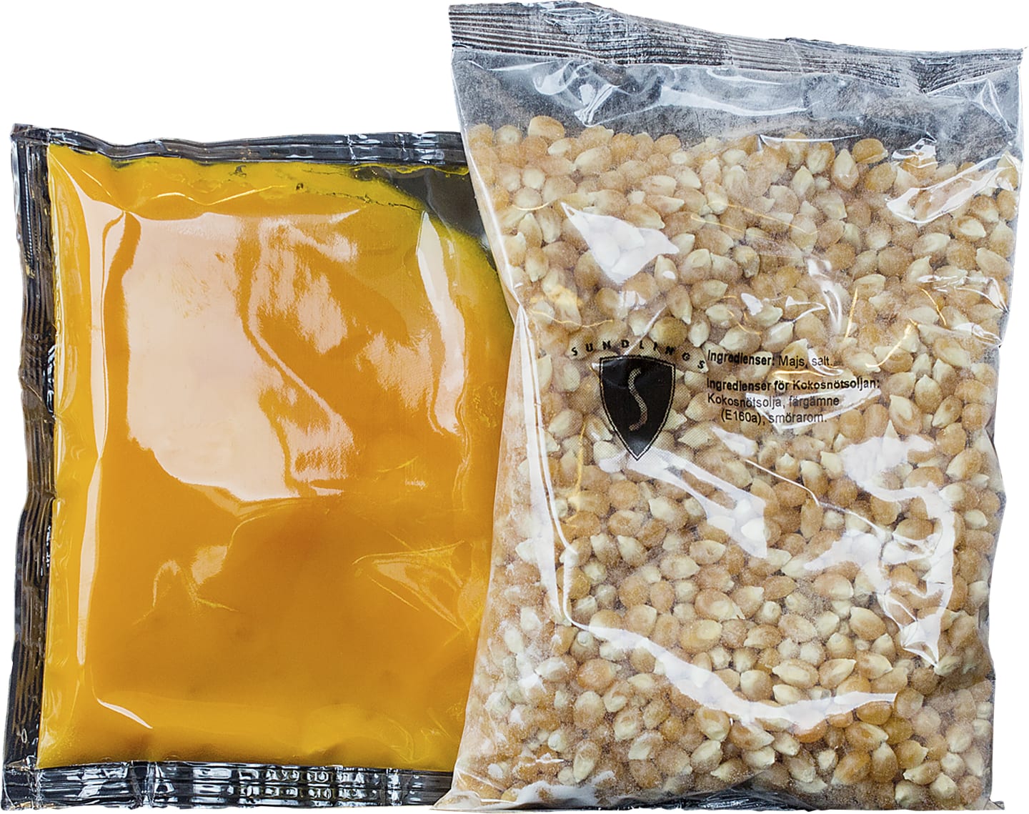 Portionspåse majs/olja/salt 24x454g