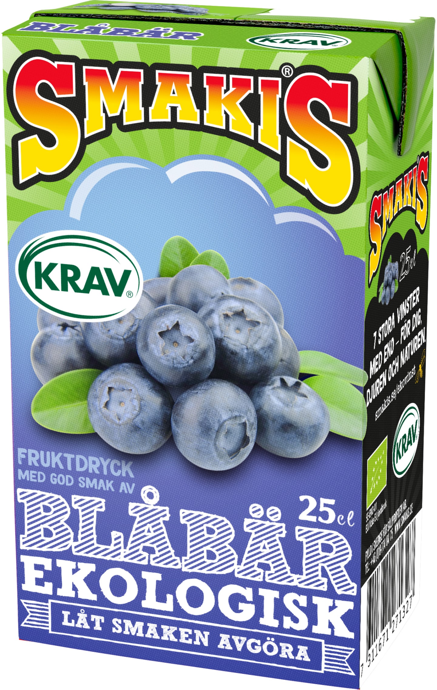 Smakis Blåbär 25cl