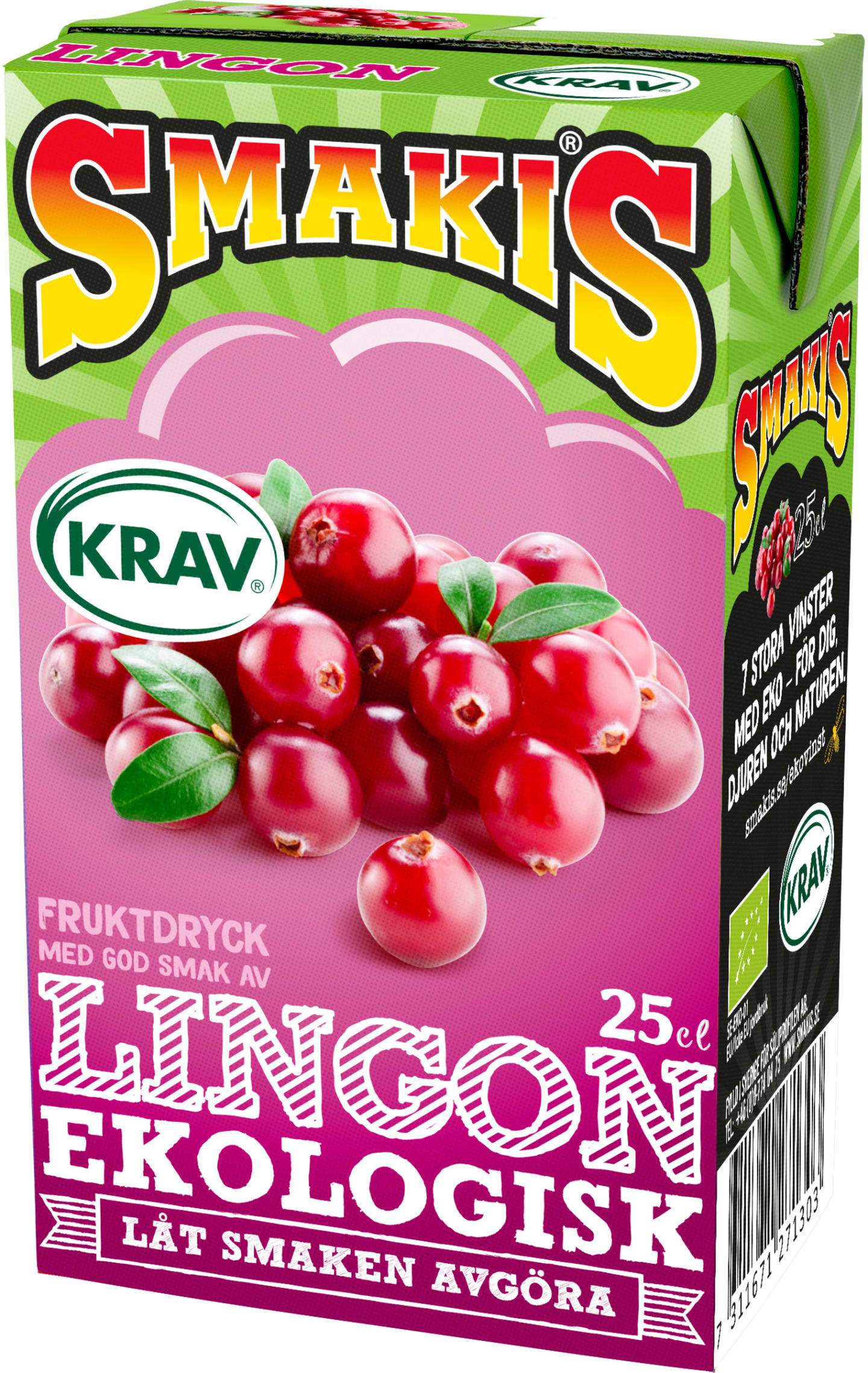 Smakis Lingon 25cl