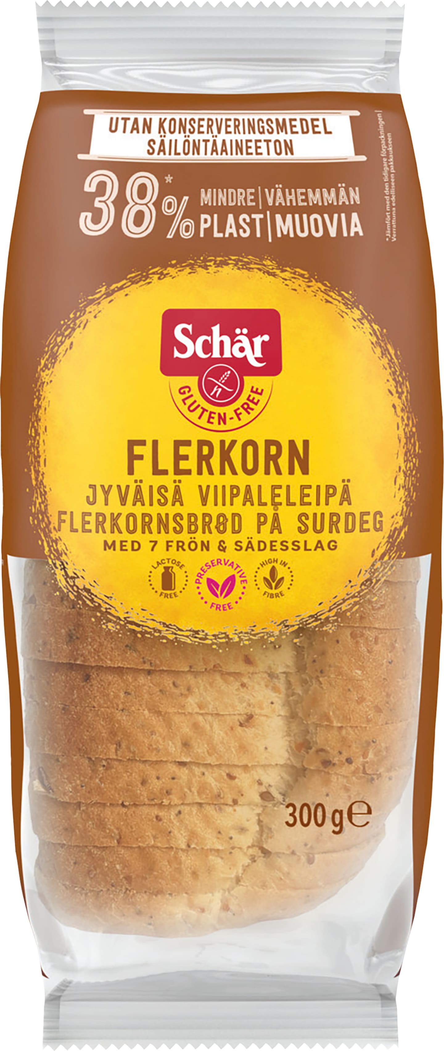 Färskt Bröd Flerkorn Glutenfritt 300g