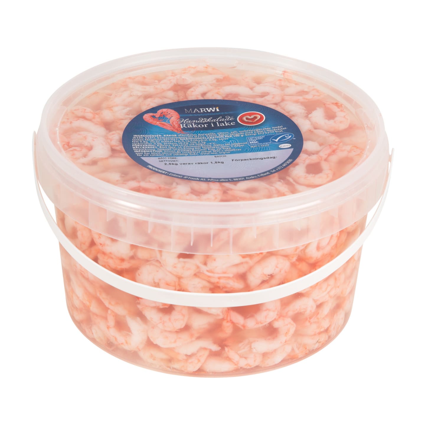 Räka i lake handskalad MSC medium 1,5kg - Bild 1 av 1