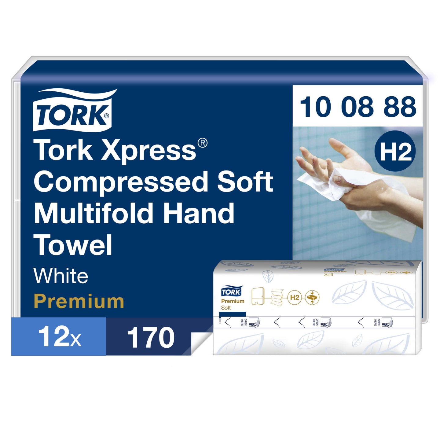 Handduk Tork Xpress Mjuk H2 320mm