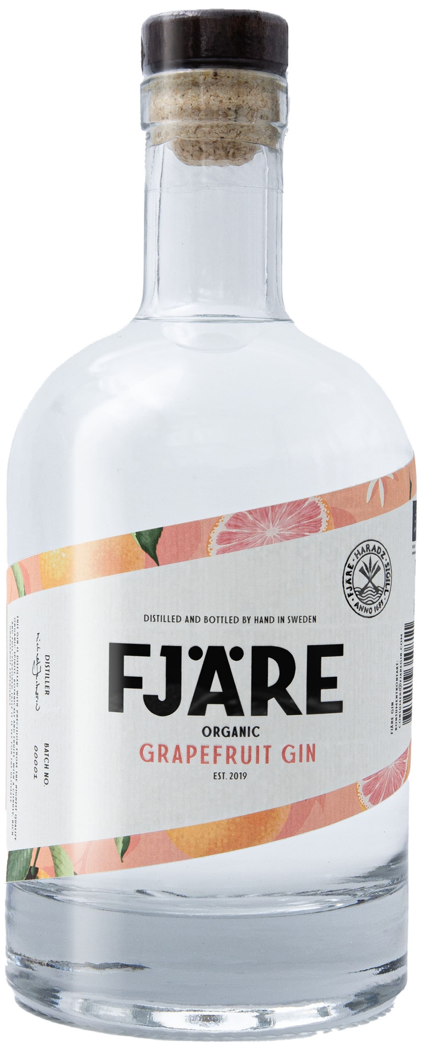 Fjäre Grapefruit Gin 70cl