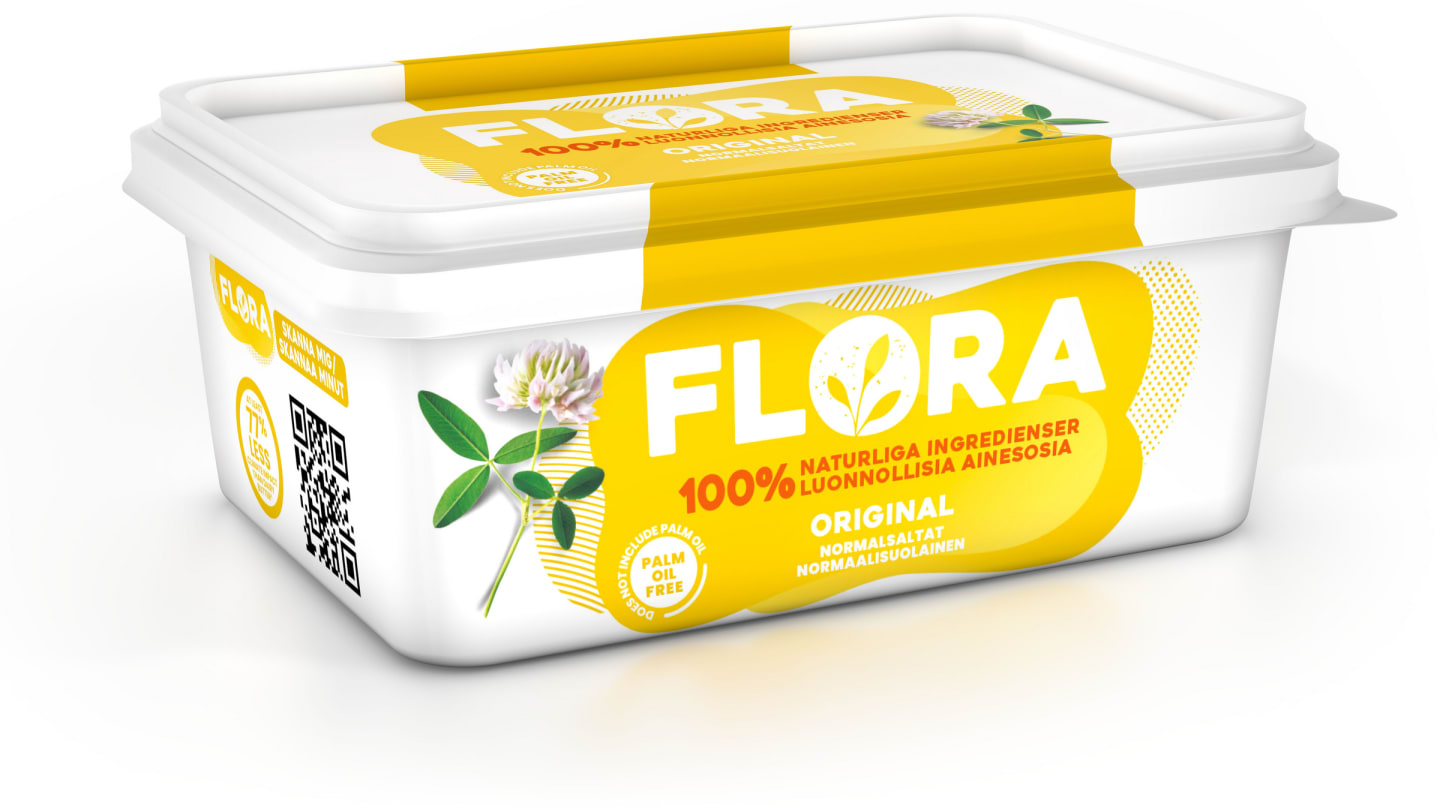 Flora Original Normalsaltat 400g - Bild 1 av 3